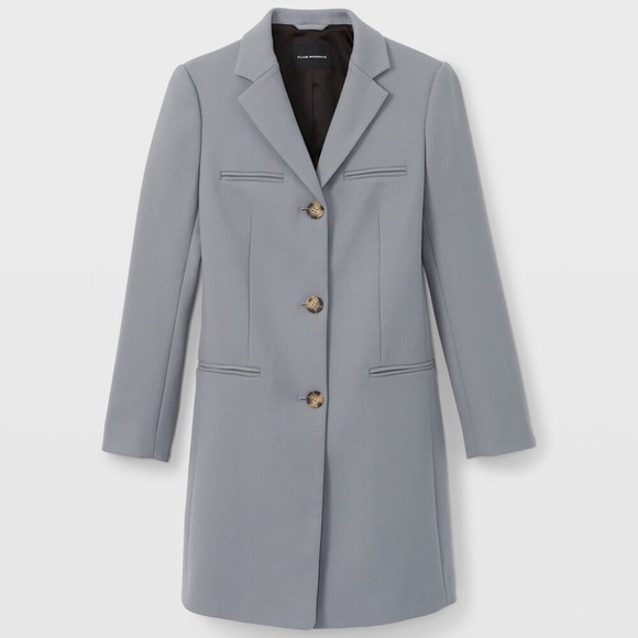 Three-Button Coat - Brand New - NEVER WORN - Weathered Blue - Picture 5 of 5